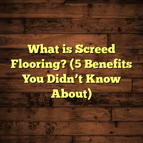 What is Screed Flooring? (5 Benefits You Didn’t Know About)