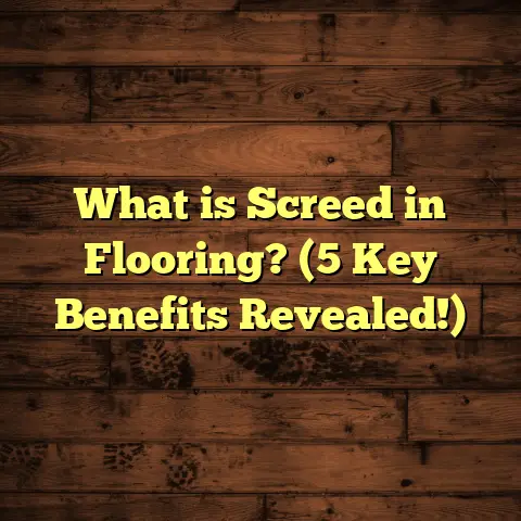 What is Screed in Flooring? (5 Key Benefits Revealed!)