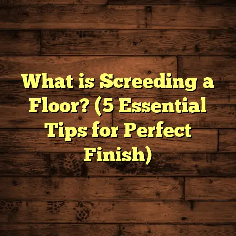 What is Screeding a Floor? (5 Essential Tips for Perfect Finish)