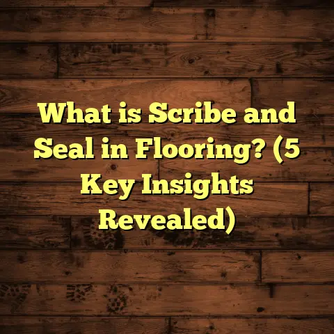 What is Scribe and Seal in Flooring? (5 Key Insights Revealed)