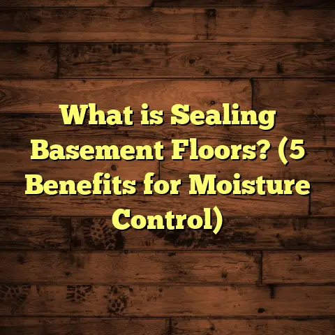 What is Sealing Basement Floors? (5 Benefits for Moisture Control)