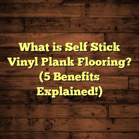 What is Self Stick Vinyl Plank Flooring? (5 Benefits Explained!)
