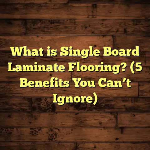 What is Single Board Laminate Flooring? (5 Benefits You Can’t Ignore)