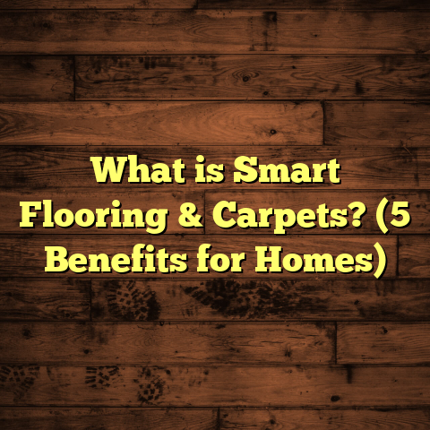 What is Smart Flooring & Carpets? (5 Benefits for Homes)