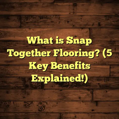 What is Snap Together Flooring? (5 Key Benefits Explained!)
