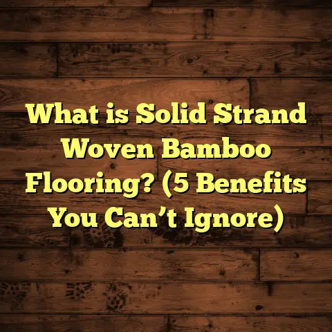 What is Solid Strand Woven Bamboo Flooring? (5 Benefits You Can’t Ignore)
