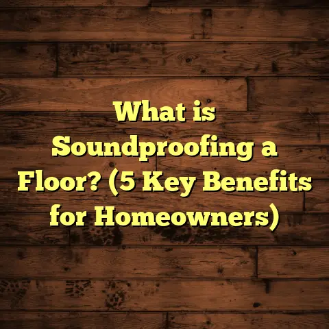 What is Soundproofing a Floor? (5 Key Benefits for Homeowners)
