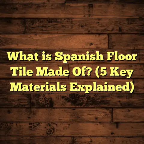 What is Spanish Floor Tile Made Of? (5 Key Materials Explained)