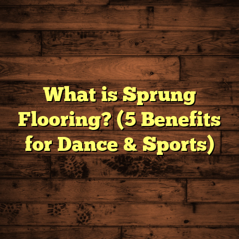 What is Sprung Flooring? (5 Benefits for Dance & Sports)
