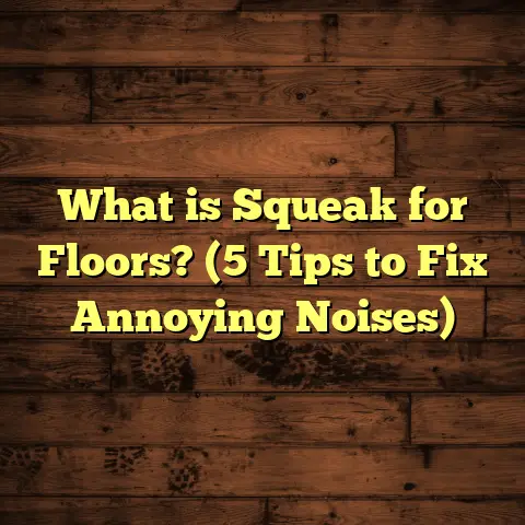 What is Squeak for Floors? (5 Tips to Fix Annoying Noises)
