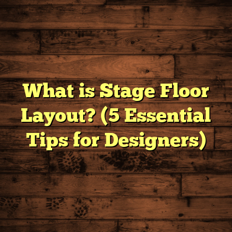 What is Stage Floor Layout? (5 Essential Tips for Designers)