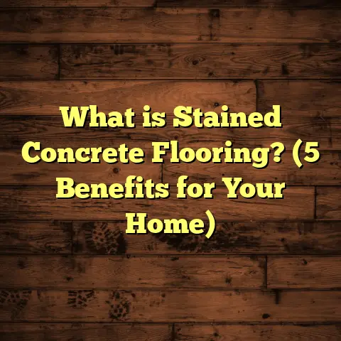 What is Stained Concrete Flooring? (5 Benefits for Your Home)