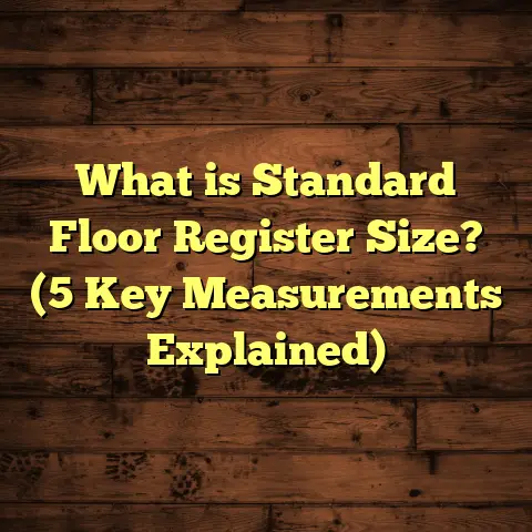 What is Standard Floor Register Size? (5 Key Measurements Explained)