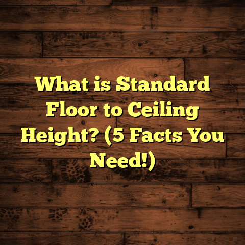 What is Standard Floor to Ceiling Height? (5 Facts You Need!)