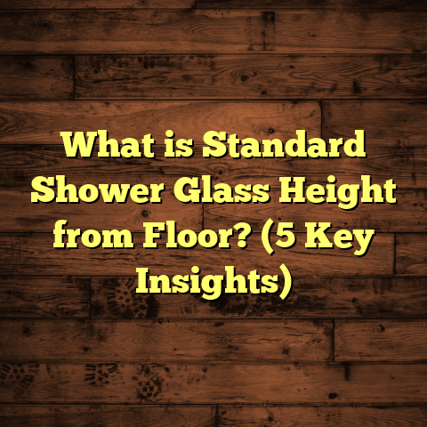 What is Standard Shower Glass Height from Floor? (5 Key Insights)