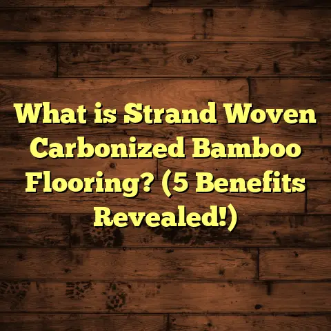 What is Strand Woven Carbonized Bamboo Flooring? (5 Benefits Revealed!)