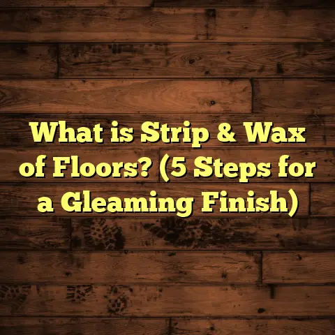 What is Strip & Wax of Floors? (5 Steps for a Gleaming Finish)