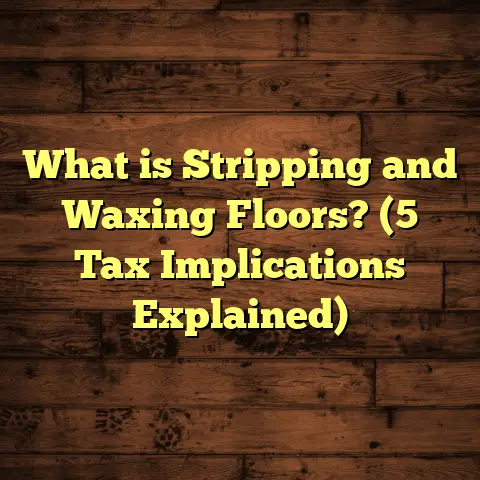 What is Stripping and Waxing Floors? (5 Tax Implications Explained)