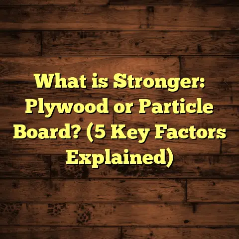 What is Stronger: Plywood or Particle Board? (5 Key Factors Explained)
