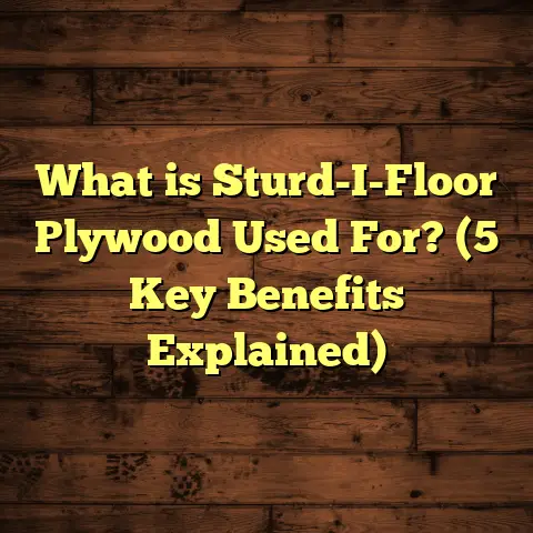 What is Sturd-I-Floor Plywood Used For? (5 Key Benefits Explained)