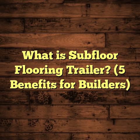 What is Subfloor Flooring Trailer? (5 Benefits for Builders)