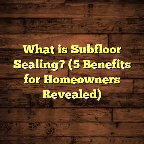 What is Subfloor Sealing? (5 Benefits for Homeowners Revealed)