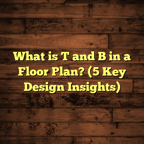 What is T and B in a Floor Plan? (5 Key Design Insights)