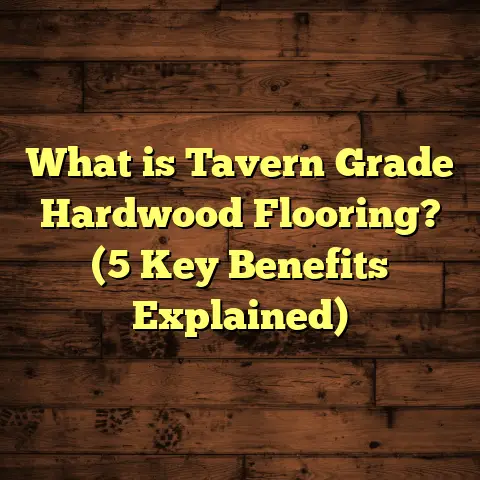 What is Tavern Grade Hardwood Flooring? (5 Key Benefits Explained)