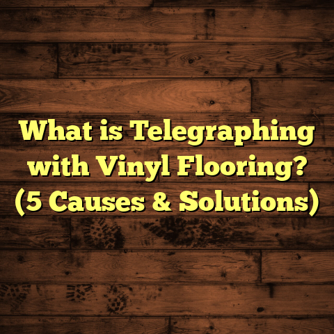 What is Telegraphing with Vinyl Flooring? (5 Causes & Solutions)