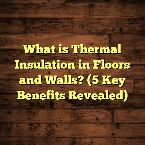 What is Thermal Insulation in Floors and Walls? (5 Key Benefits Revealed)