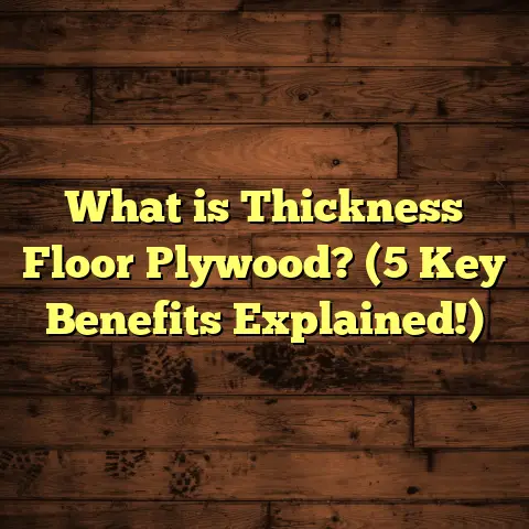 What is Thickness Floor Plywood? (5 Key Benefits Explained!)