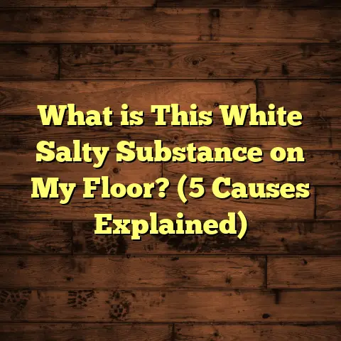 What is This White Salty Substance on My Floor? (5 Causes Explained)