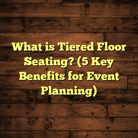 What is Tiered Floor Seating? (5 Key Benefits for Event Planning)