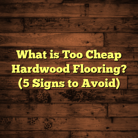 What is Too Cheap Hardwood Flooring? (5 Signs to Avoid)