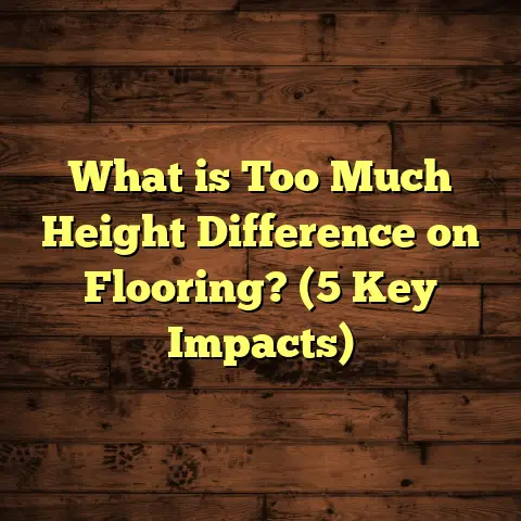 What is Too Much Height Difference on Flooring? (5 Key Impacts)