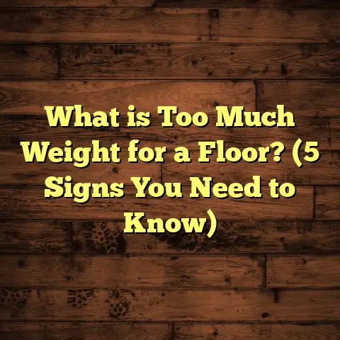 What is Too Much Weight for a Floor? (5 Signs You Need to Know)