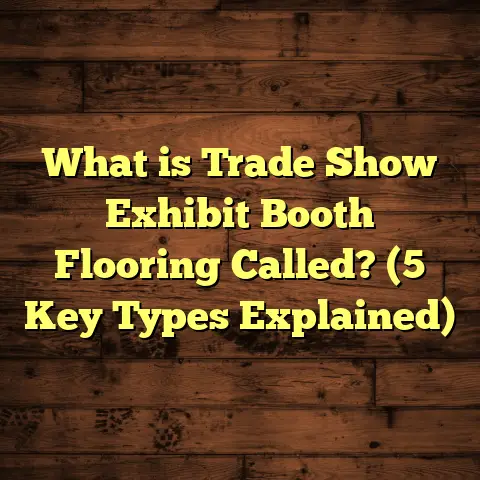What is Trade Show Exhibit Booth Flooring Called? (5 Key Types Explained)