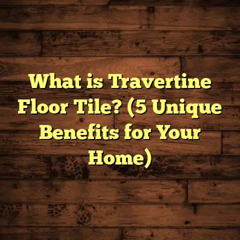 What is Travertine Floor Tile? (5 Unique Benefits for Your Home)
