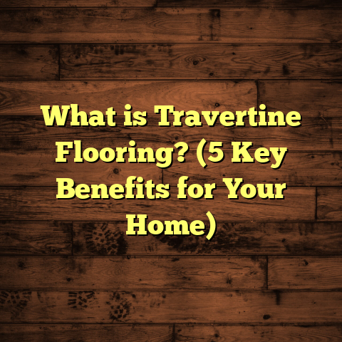 What is Travertine Flooring? (5 Key Benefits for Your Home)