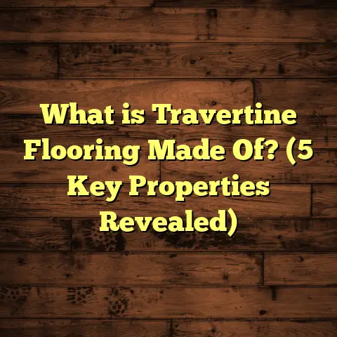 What is Travertine Flooring Made Of? (5 Key Properties Revealed)