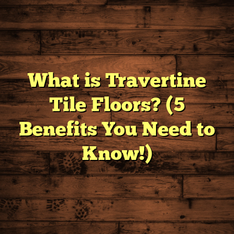 What is Travertine Tile Floors? (5 Benefits You Need to Know!)