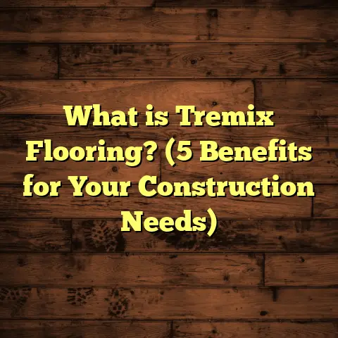 What is Tremix Flooring? (5 Benefits for Your Construction Needs)