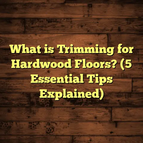 What is Trimming for Hardwood Floors? (5 Essential Tips Explained)