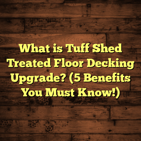 What is Tuff Shed Treated Floor Decking Upgrade? (5 Benefits You Must Know!)