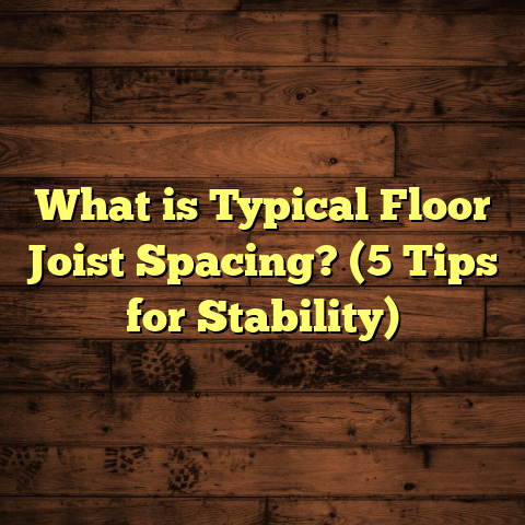What is Typical Floor Joist Spacing? (5 Tips for Stability)