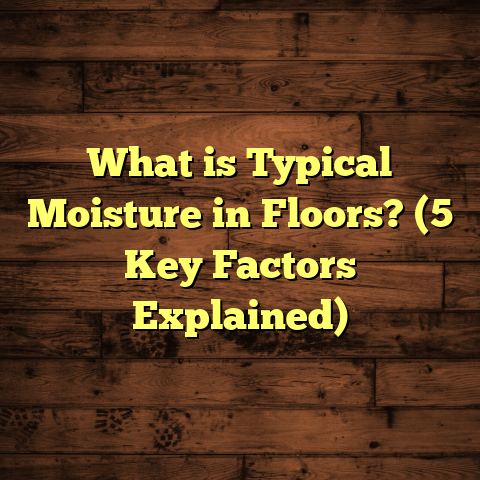 What is Typical Moisture in Floors? (5 Key Factors Explained)