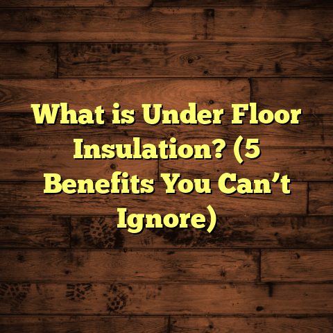 What is Under Floor Insulation? (5 Benefits You Can’t Ignore)
