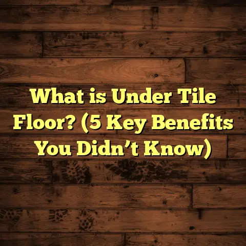 What is Under Tile Floor? (5 Key Benefits You Didn’t Know)
