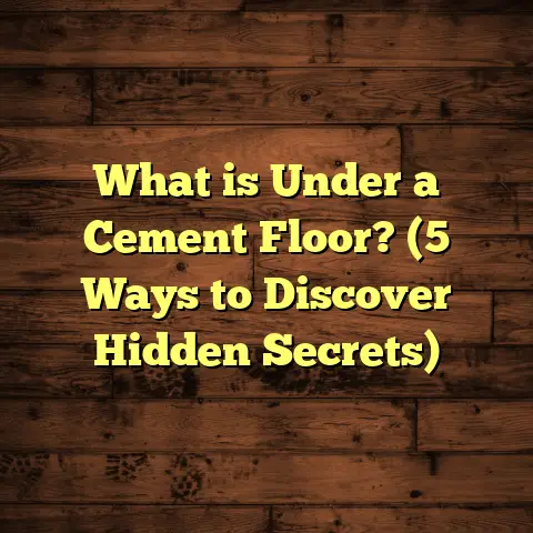 What is Under a Cement Floor? (5 Ways to Discover Hidden Secrets)