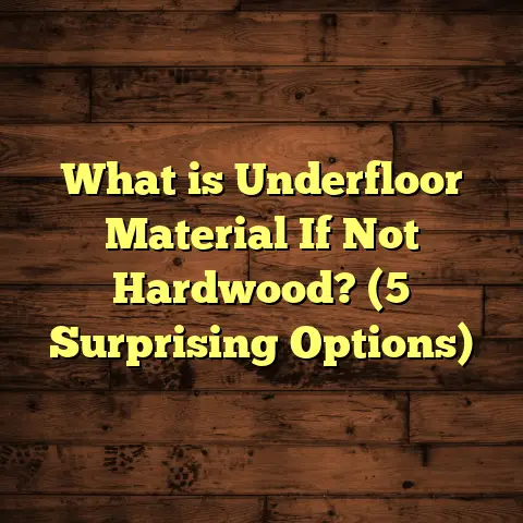 What is Underfloor Material If Not Hardwood? (5 Surprising Options)